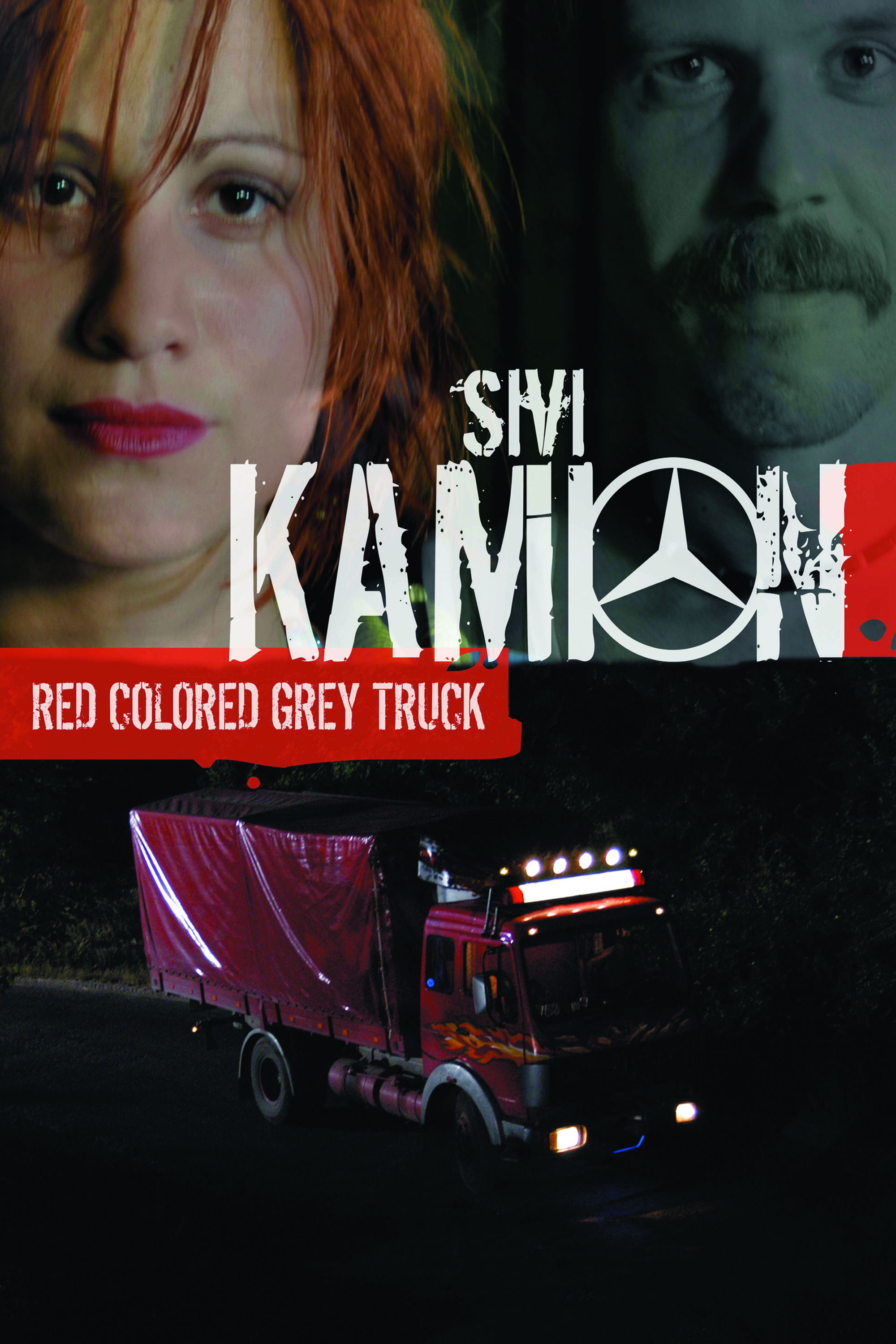 The Red Colored Grey Truck