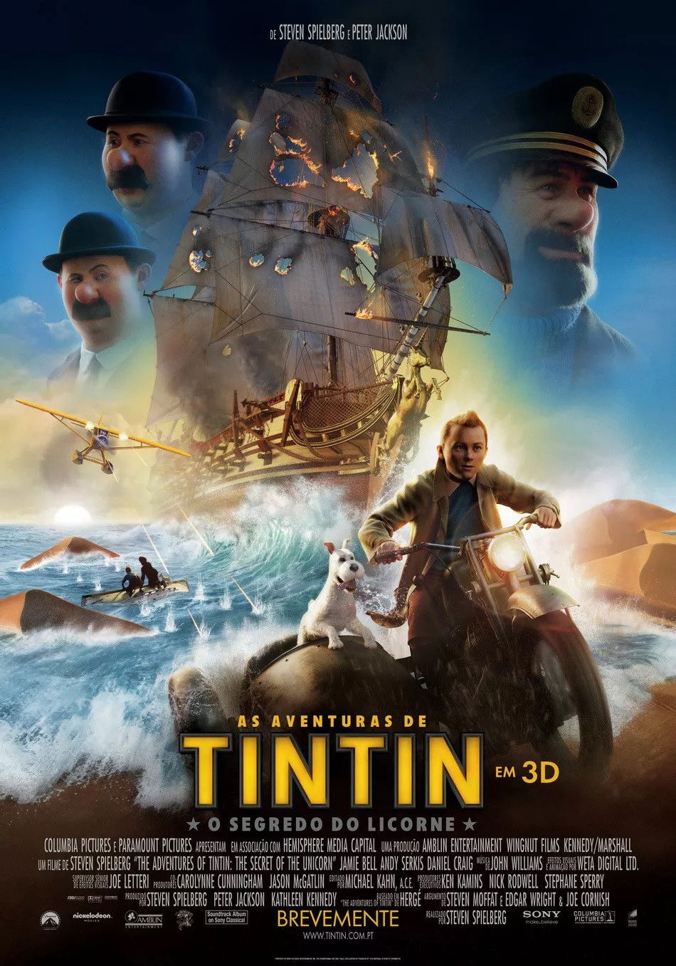 As Aventuras de Tintin: O Segredo do Licorne