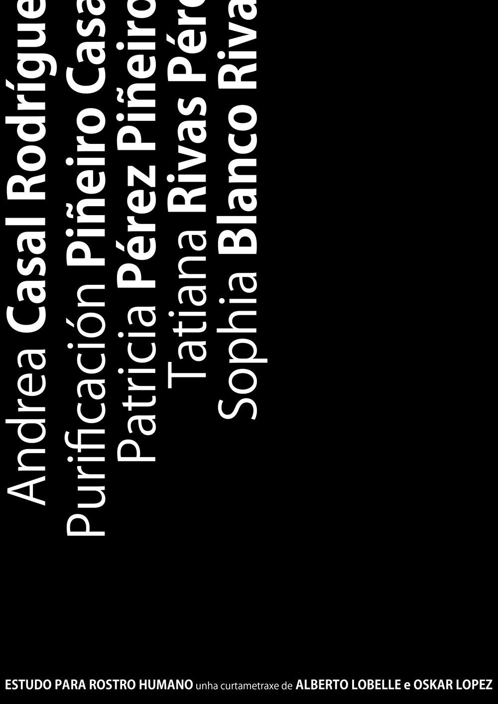 Estudo para rostro humano