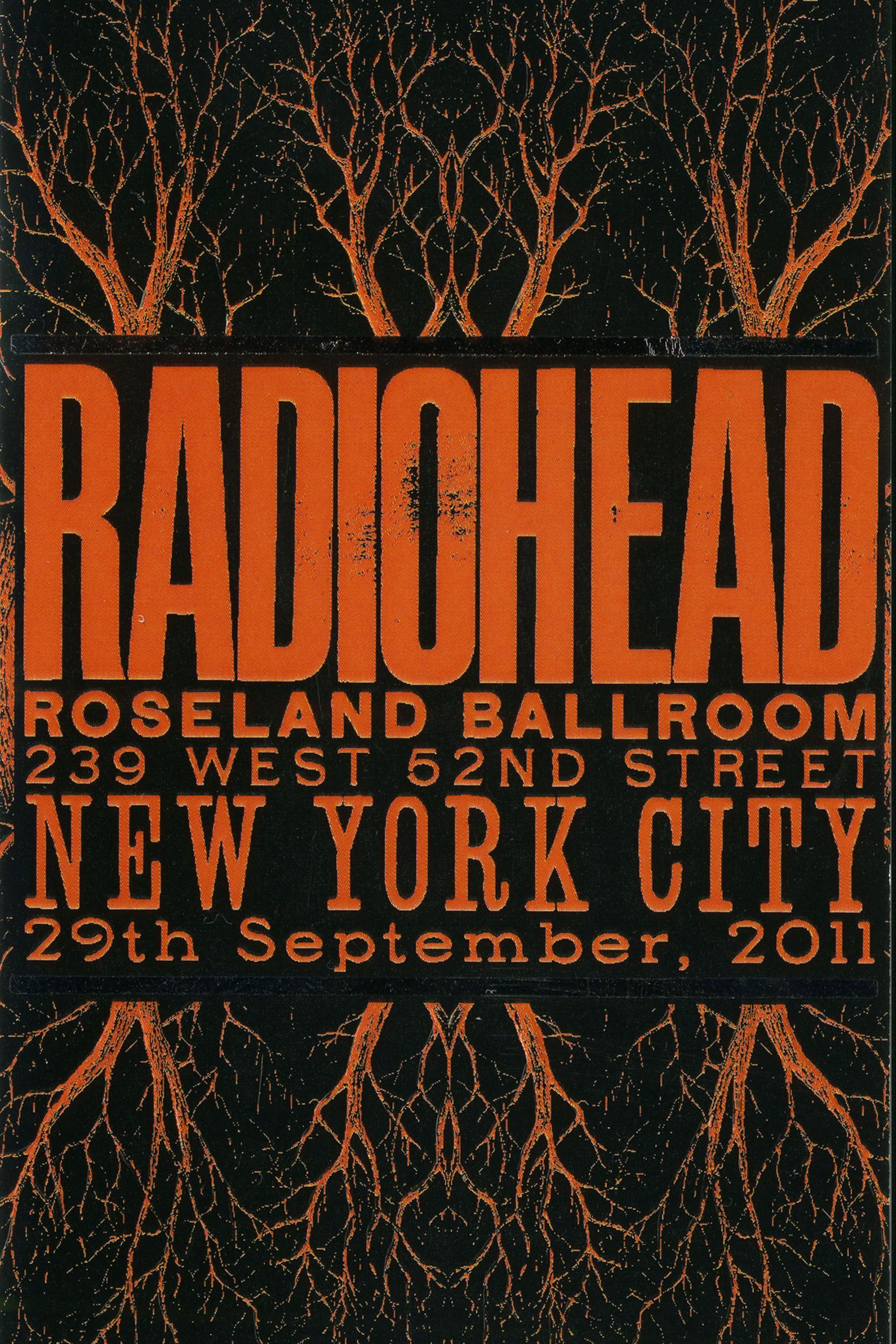 Radiohead: Roseland Ballroom 2011