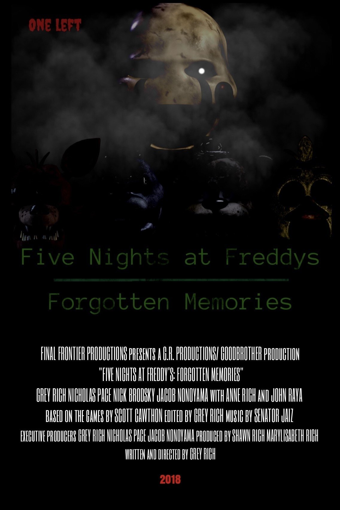 Five Nights at Freddy's: Forgotten Memories