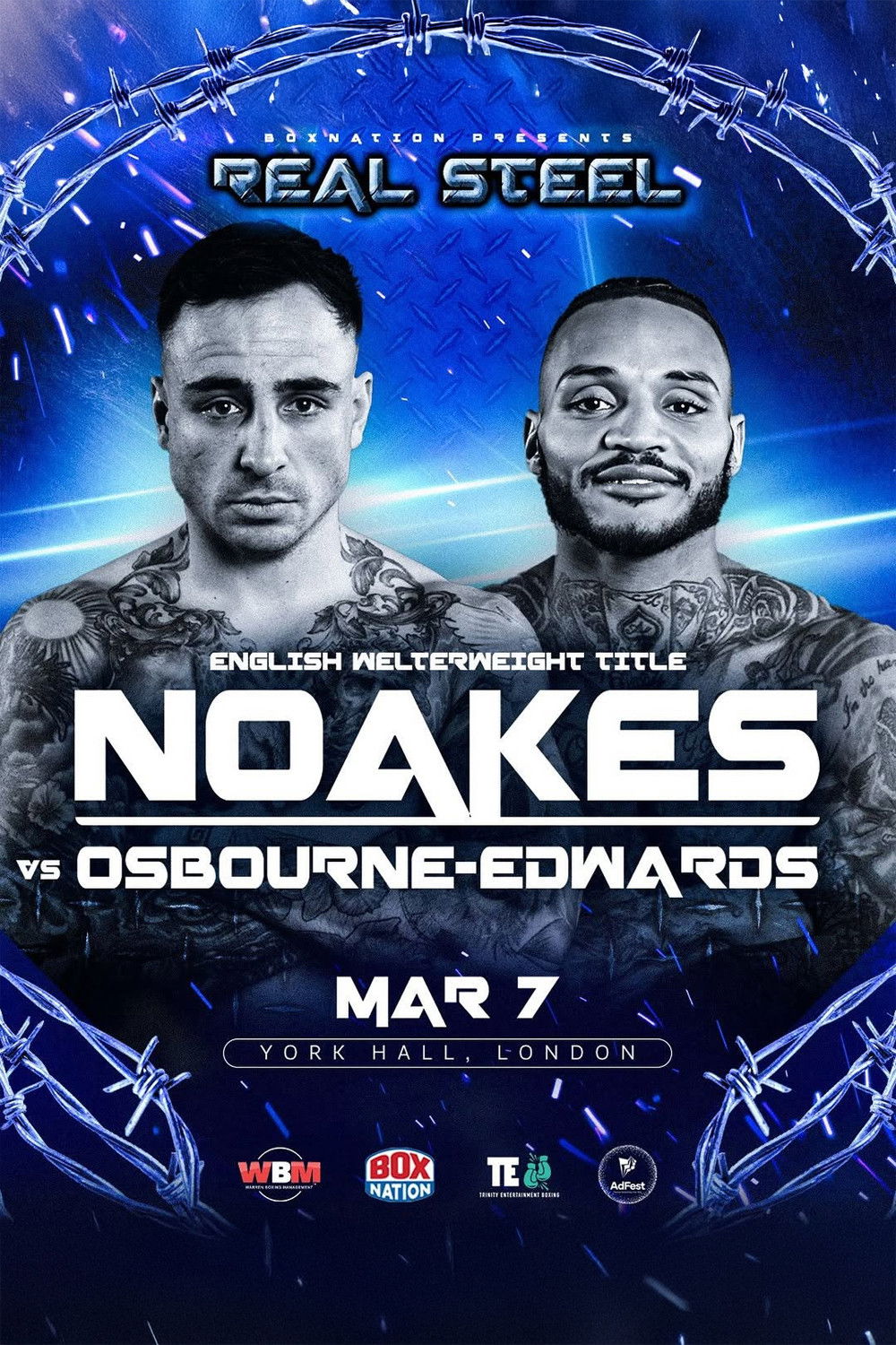 Sean Noakes vs. Jermaine Osbourne-Edwards
