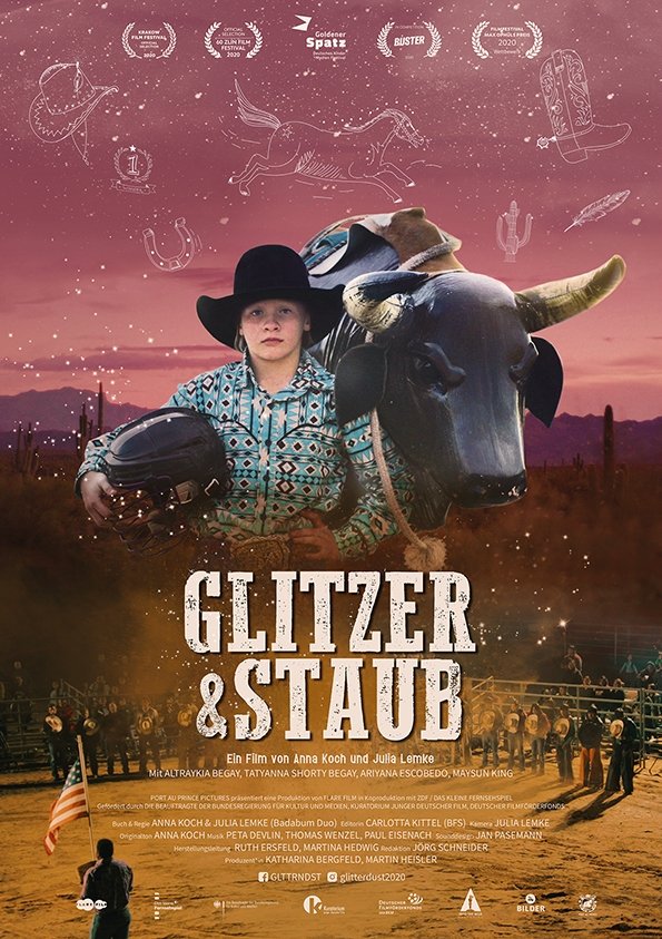 Glitzer und Staub