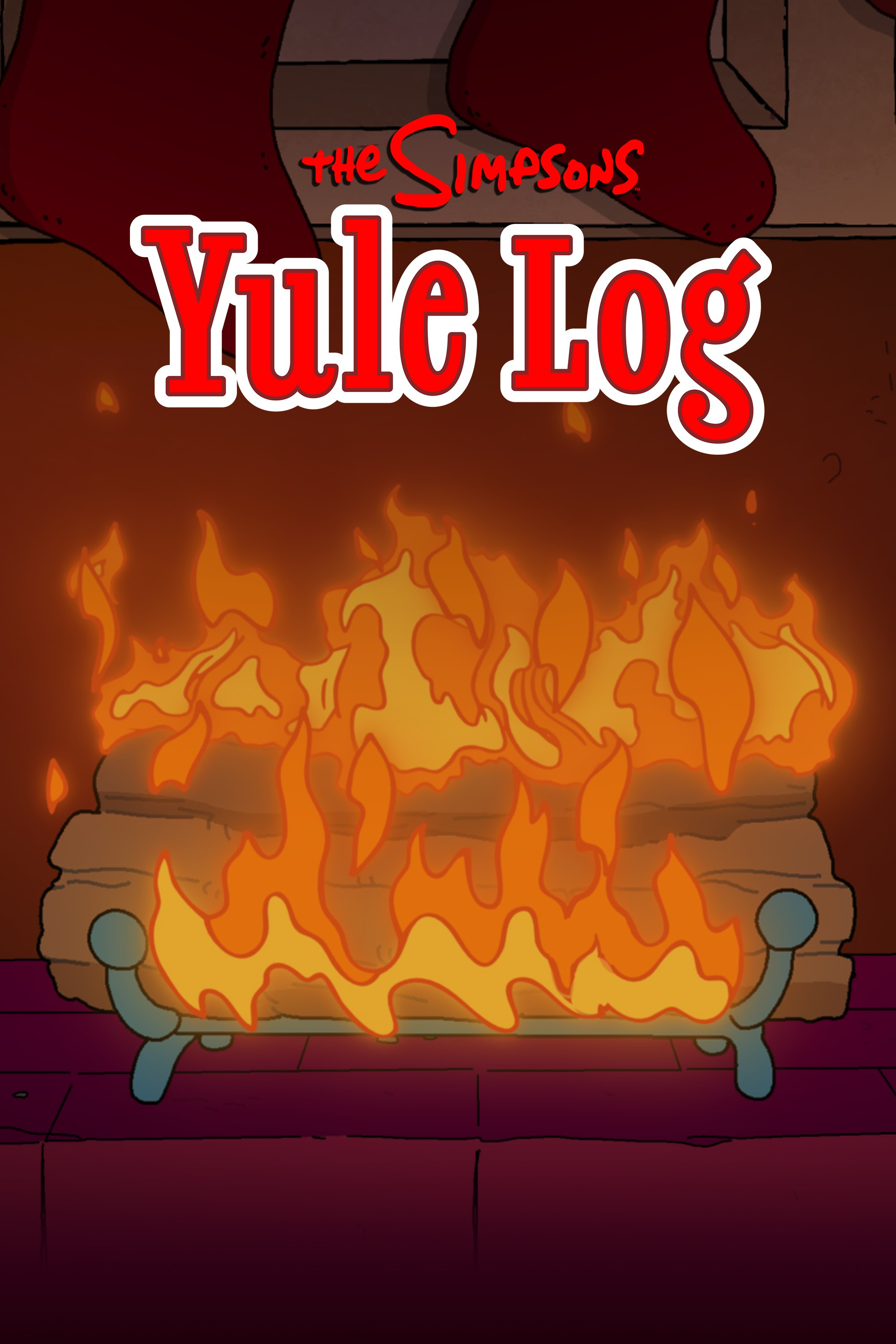 The Simpsons Yule Log