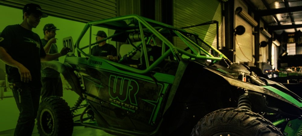 Backdrop of Twin Turbos