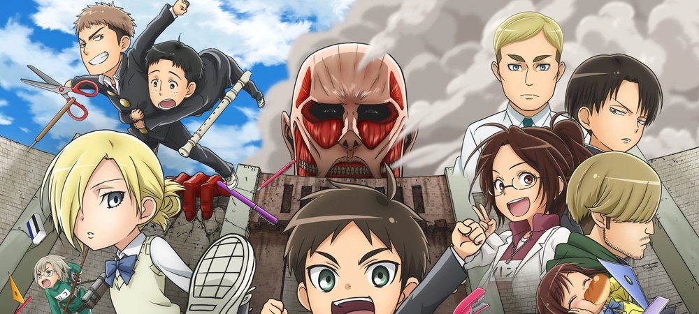 Backdrop of Attack on Titan: Junior High