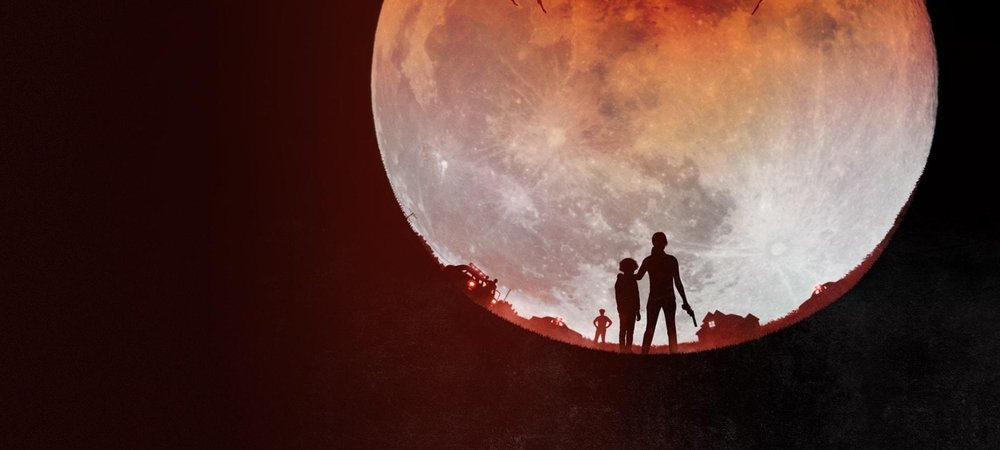 Backdrop of Blood Moon