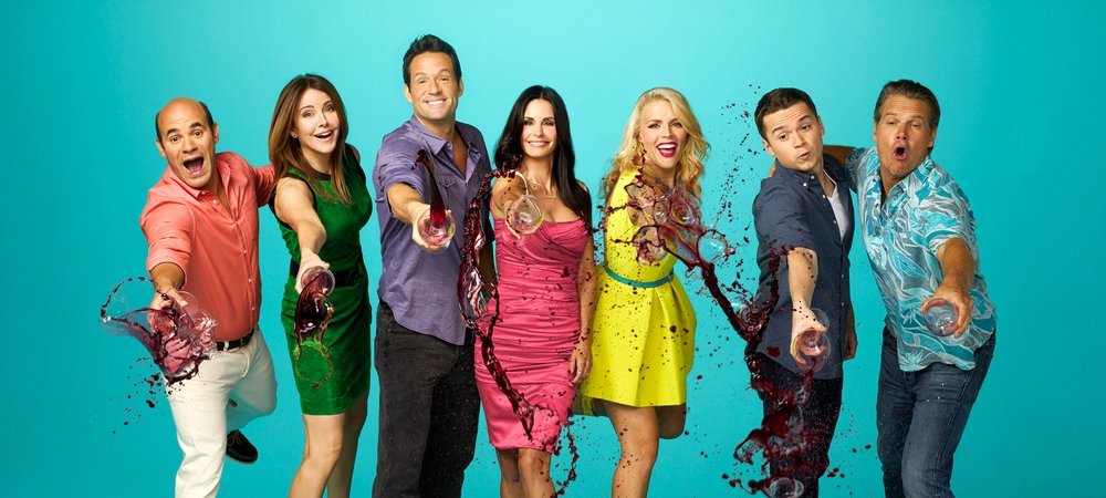 Backdrop of Cougar Town