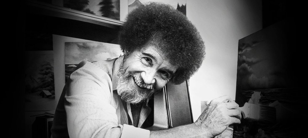 Backdrop of Bob Ross: Happy Accidents, Betrayal & Greed