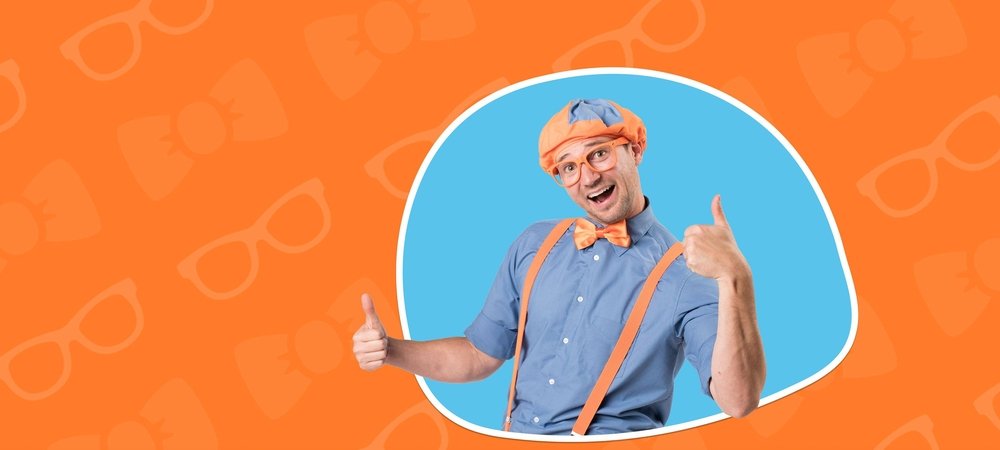 Backdrop of Blippi