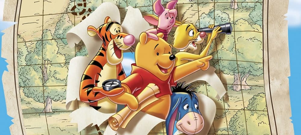 Backdrop of Pooh's Grand Adventure: The Search for Christopher Robin