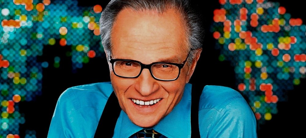 Backdrop of Larry King Live