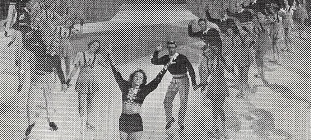 Backdrop of Ice-Capades