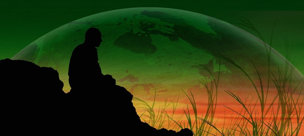 Backdrop of Green Fire