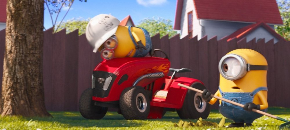 Backdrop of Mower Minions