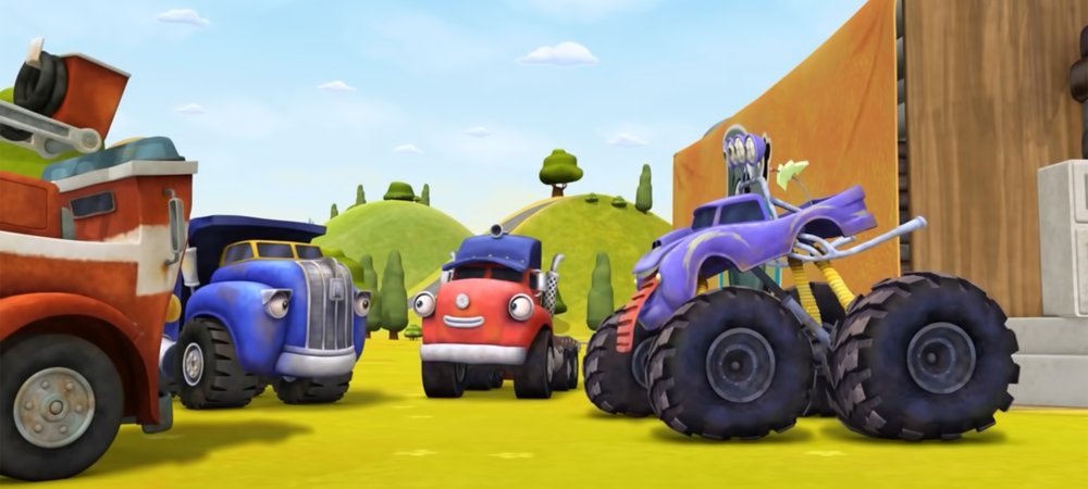 Backdrop of Trucktown