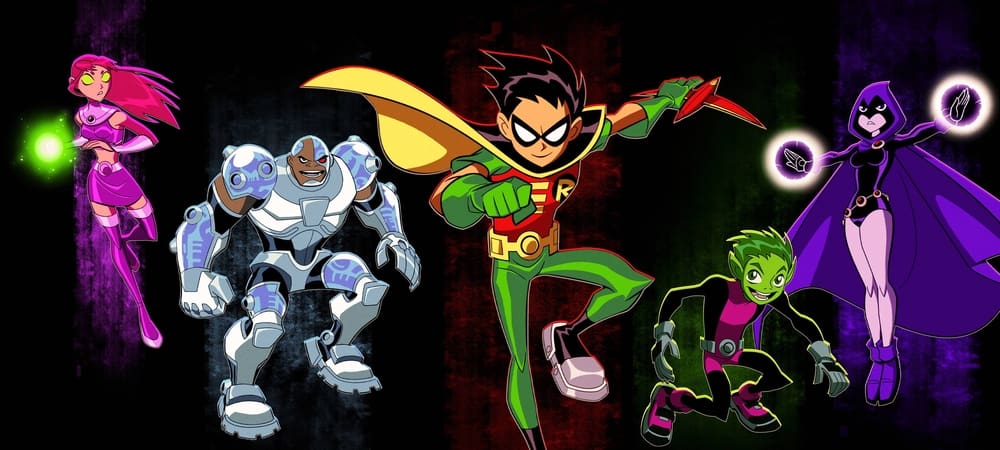 Backdrop of Teen Titans