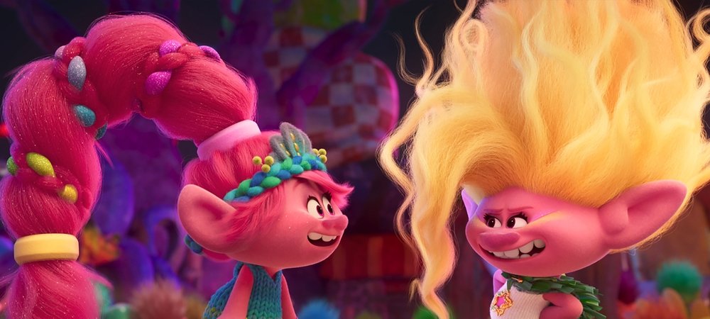 Backdrop of Trolls Band Together