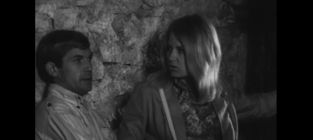 Backdrop of Man in the Passage Yard