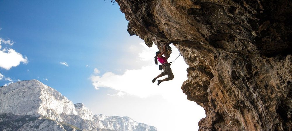 Backdrop of Climbing Iran