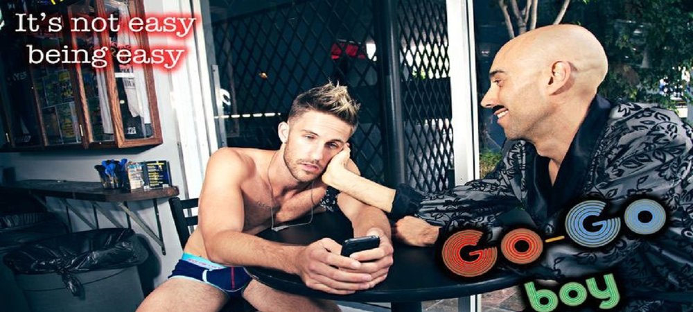 Backdrop of Go-Go Boy Interrupted