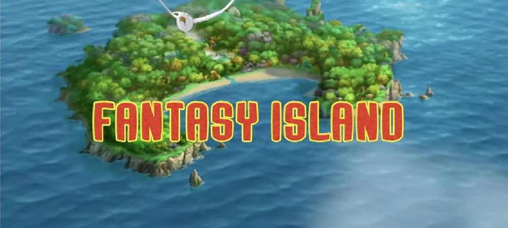 Backdrop of Fantasy Island