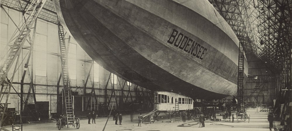 Backdrop of Airships