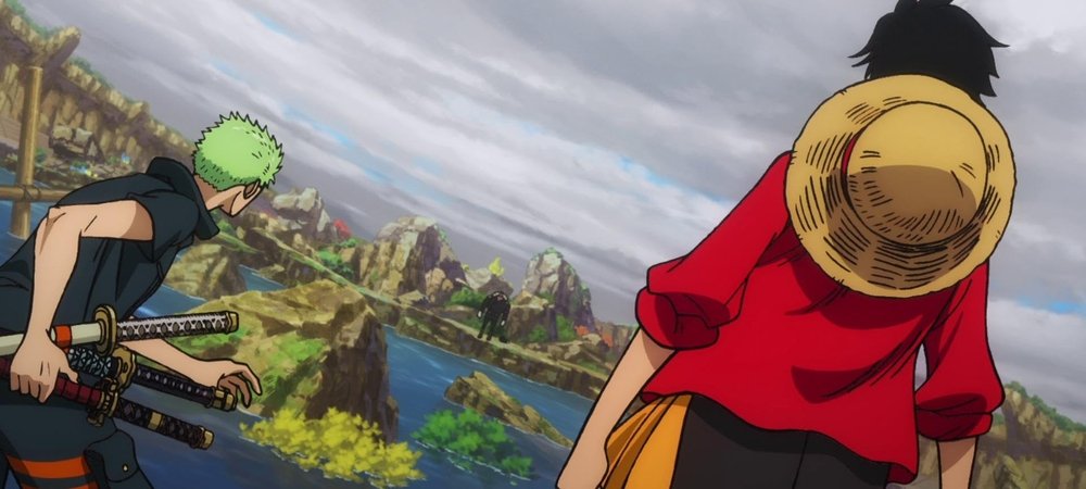 Backdrop of One Piece: Stampede