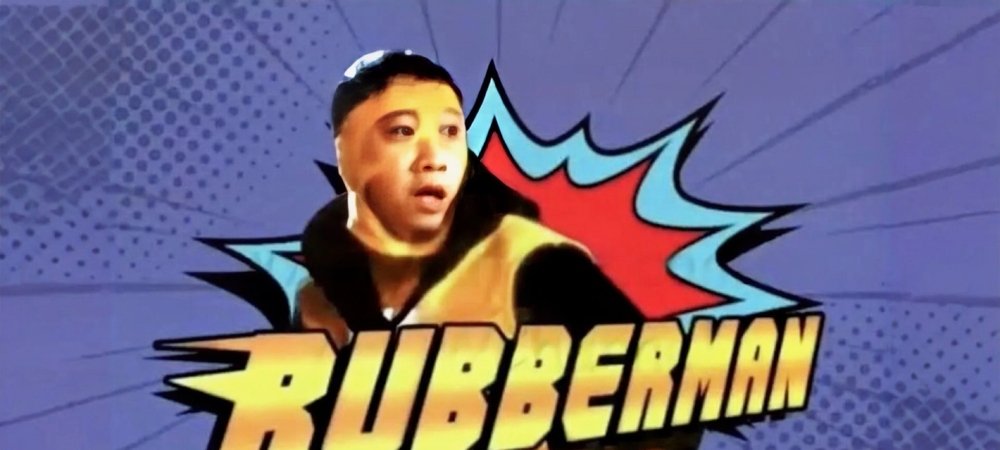 Backdrop of Rubberman