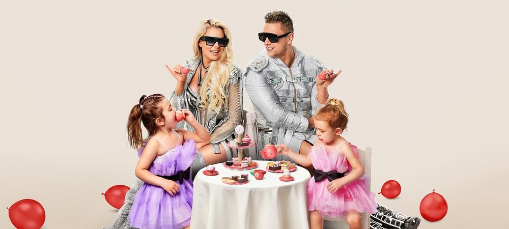 Backdrop of Miz & Mrs
