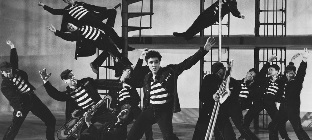 Backdrop of Jailhouse Rock