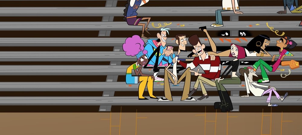 Backdrop of Clone High
