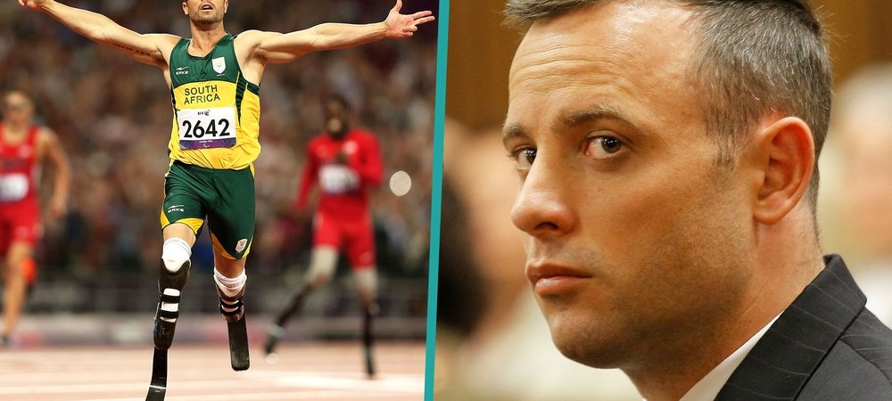 Backdrop of Pistorius