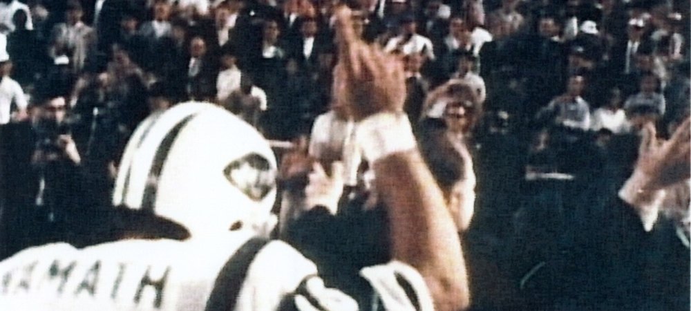 Backdrop of Namath