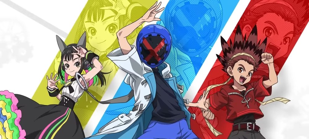 Backdrop of Beyblade X