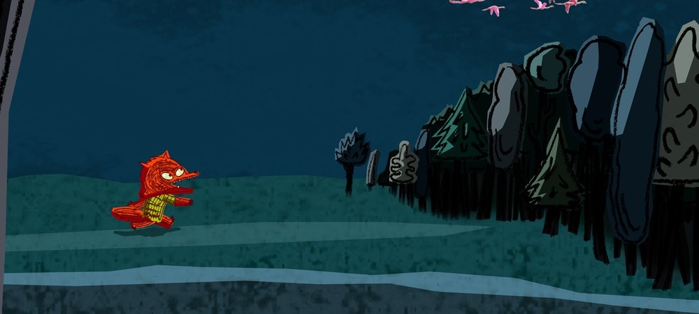 Backdrop of The Barewolf
