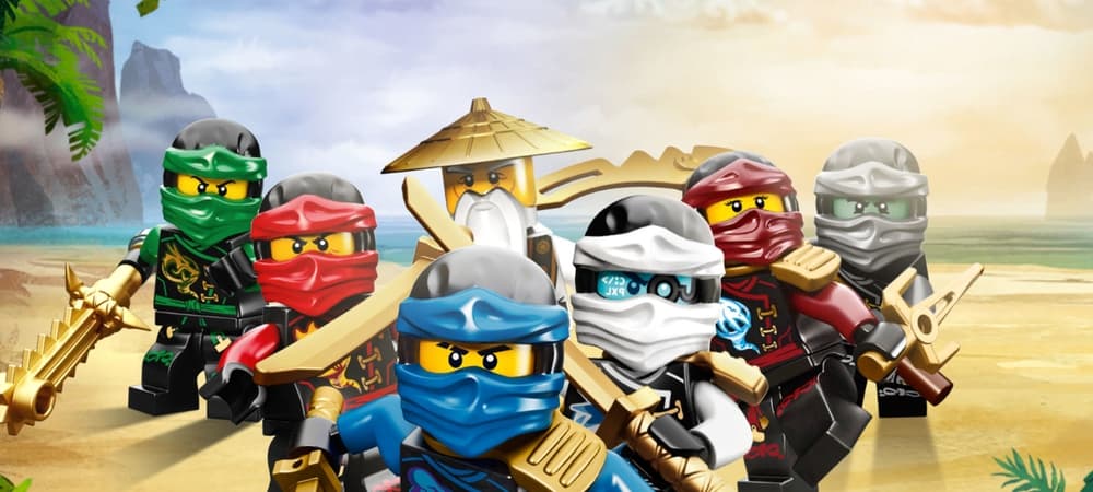 Backdrop of Ninjago: Masters of Spinjitzu