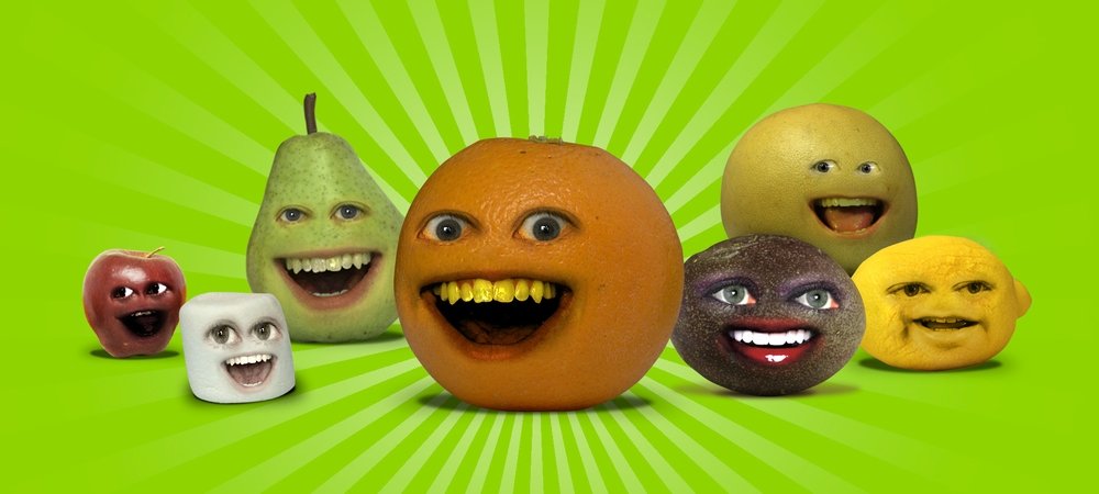 Backdrop of Annoying Orange