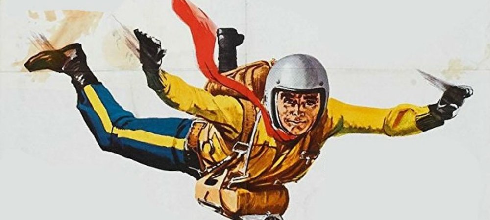 Backdrop of The Skydivers