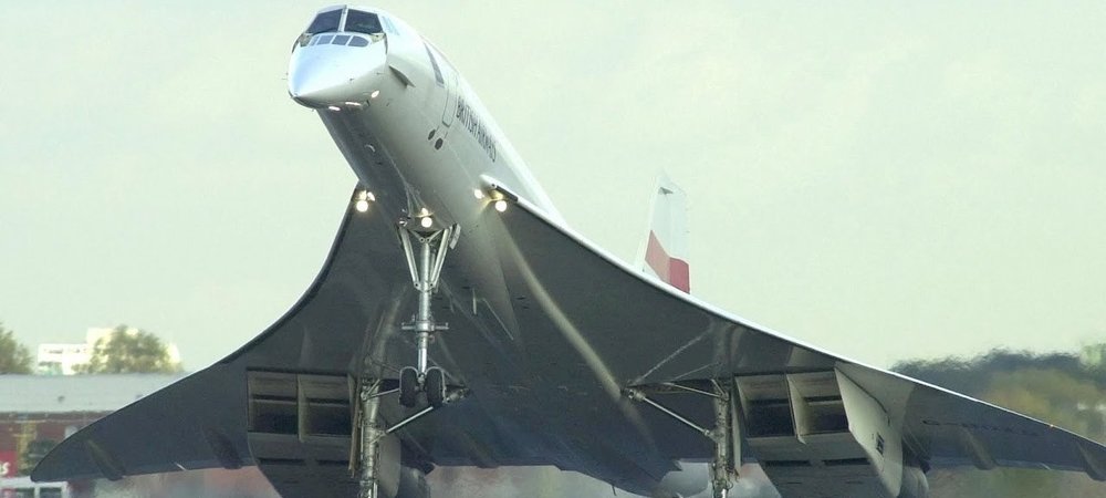 Backdrop of Concorde