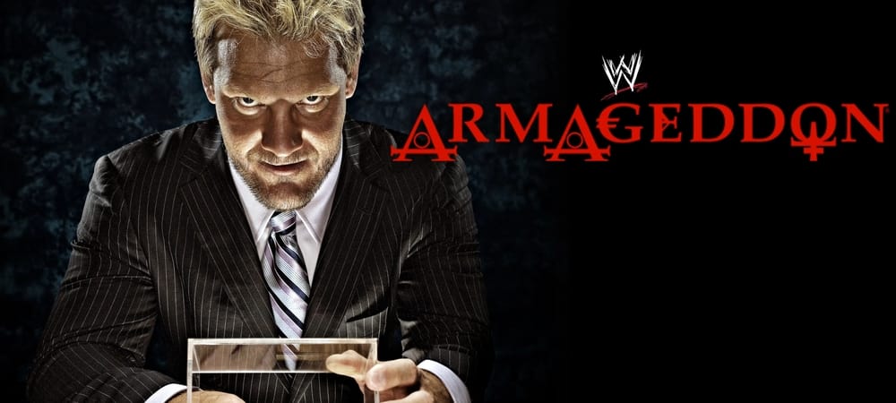 Backdrop of WWE Armageddon 2008