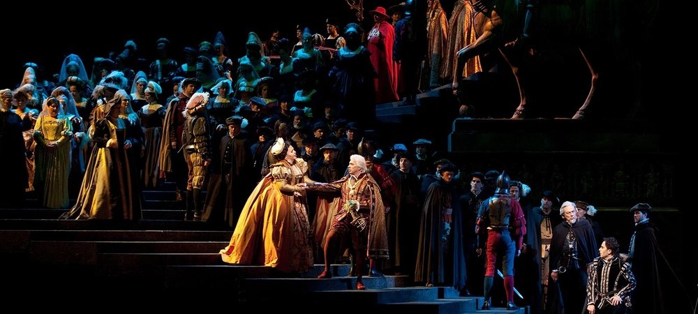 Backdrop of Verdi: Ernani
