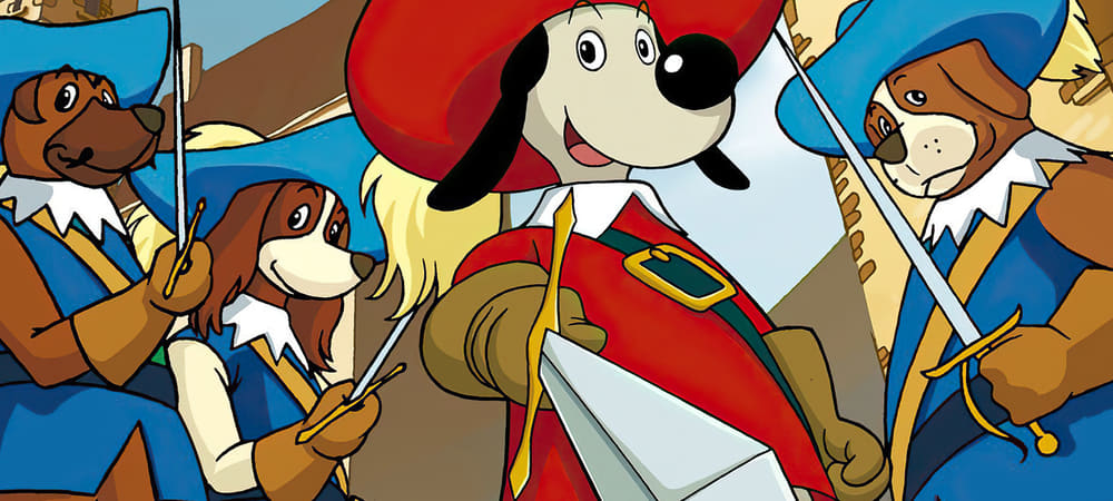 Backdrop of Dogtanian and the Three Muskehounds