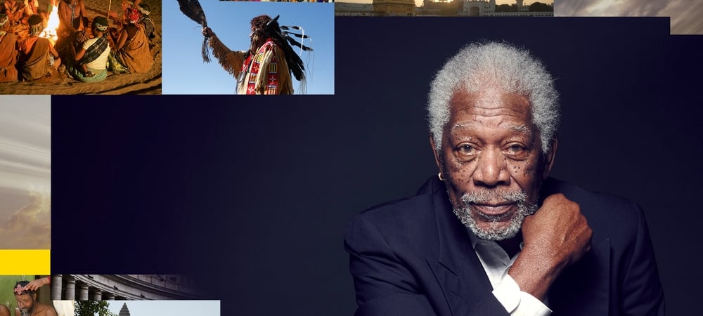 Backdrop of The Story of God with Morgan Freeman