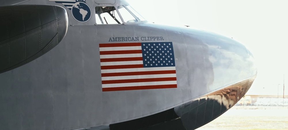 Backdrop of Flying Boat