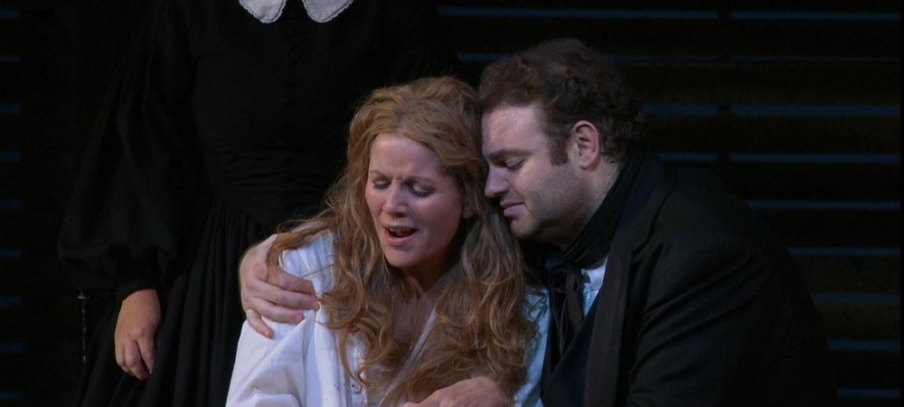 Backdrop of La Traviata