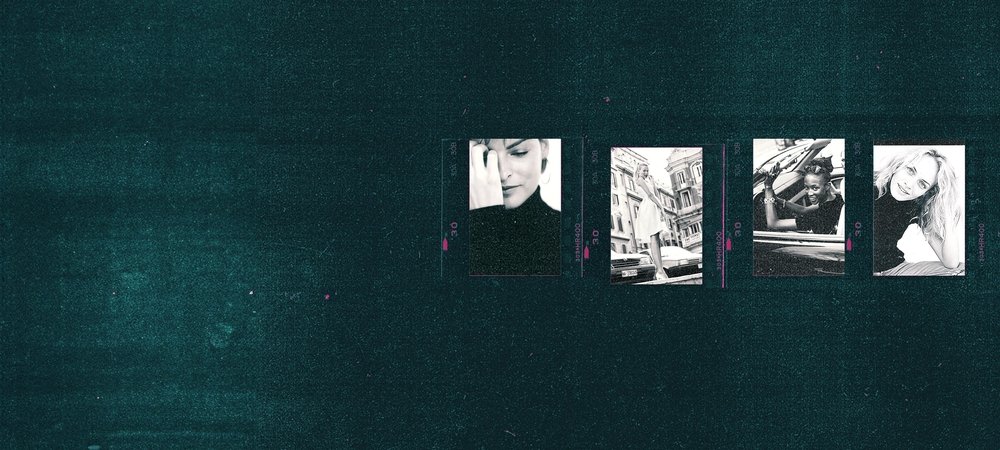 Backdrop of In Vogue: The 90s