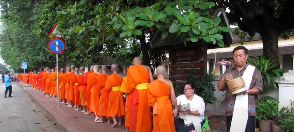 Backdrop of Monks