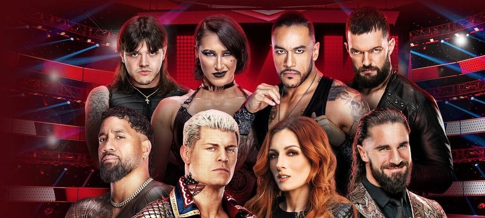 Backdrop of WWE Raw
