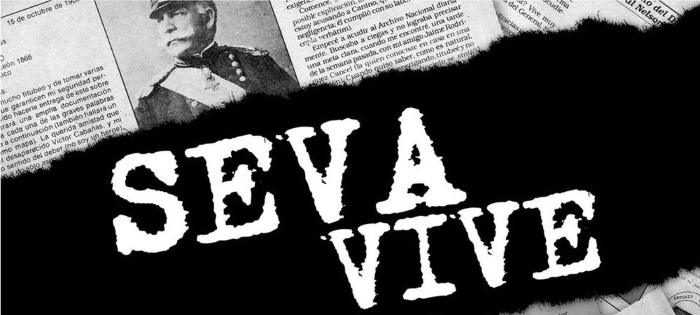 Backdrop of Seva vive